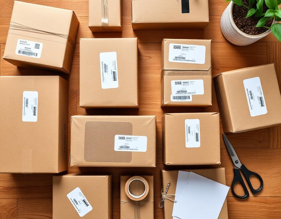 Ecommerce packing station